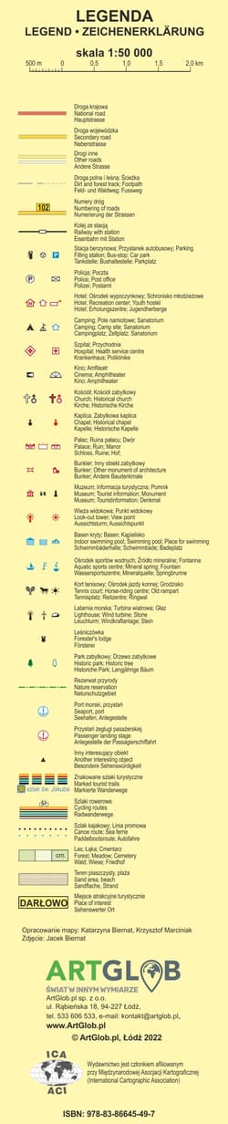 Galeria - zdjęcie nr. 4 - Wybrzeże Bałtyku Mrzeżyno - Kołobrzeg - Jarosławiec 1:50 000