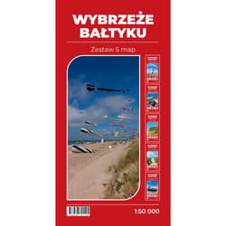 Galeria - zdjęcie nr. 2 - Wybrzeże Bałtyku zestaw 5 map turystycznych 1:50 000