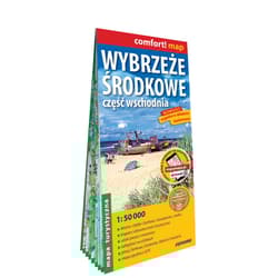 Wybrzeże Środkowe cz. wschodnia mapa turystyczna 1:50 000 laminat 2022 - Opracowanie Zbiorowe
