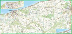 Galeria - zdjęcie nr. 3 - Wybrzeże Środkowe cz. Zachodnia mapa turystyczna 1:50 000 laminat 2024