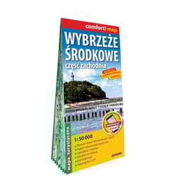 Wybrzeże Środkowe cz. Zachodnia mapa turystyczna 1:50 000 laminat 2024 - Opracowanie Zbiorowe