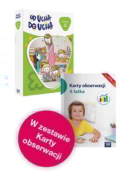 Wychowanie przedszkolne OD UCHA DO UCHA 4-latki poziom 2 Zestaw dla dziecka - Stalmach-Tkacz Anna, Mucha Karina