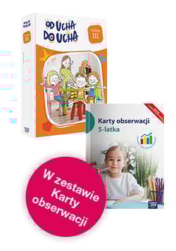 Wychowanie przedszkolne OD UCHA DO UCHA 5-latki poziom 3 Zestaw dla dziecka - Stalmach-Tkacz Anna, Stalmach-Tkacz Anna, Mucha Karina, Mucha Karina