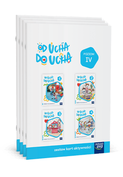 Wychowanie przedszkolne OD UCHA DO UCHA 6-latki Poziom 4 Zestaw kart aktywności