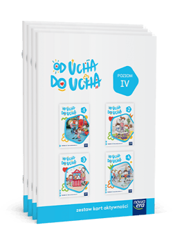 Wychowanie przedszkolne OD UCHA DO UCHA 6-latki Poziom 4 Zestaw kart aktywności - Stalmach-Tkacz Anna, Mucha Karina
