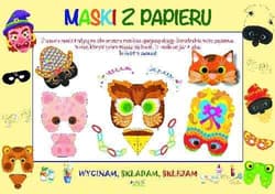 Wycinam składam sklejam Maski z papieru - Irene Mazza