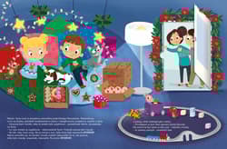 Galeria - zdjęcie nr. 4 - Wyjątkowe święta Mani i Tynia Świąteczna opowieść z okienkami