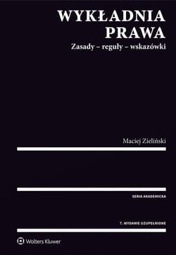 Wykładnia prawa w.7 - Zieliński Maciej