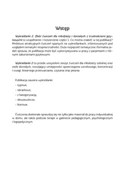 Galeria - zdjęcie nr. 5 - Wykreślanki 2 zbiór ćwiczeń dla młodzieży i dorosłych z trudnościami językowymi