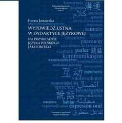Wypowiedź ustna w dydaktyce językowej na przykładzie języka obcego