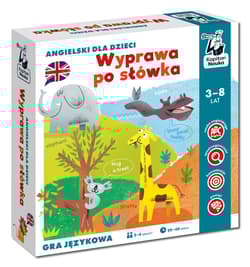 Wyprawa po słówka Angielski dla dzieci Gra edukacyjna 3-8 lat - Barbara  Jakubowska
