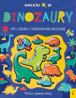 Wypukłe naklejki Dinozaury - Opracowanie Zbiorowe