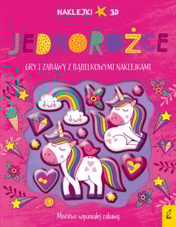 Wypukłe naklejki Jednorożce