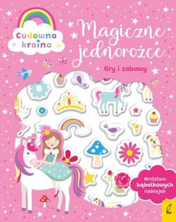 Wypukłe naklejki Magiczne jednorożce - Opracowanie Zbiorowe