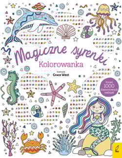Wypukłe naklejki Magiczne syrenki Kolorowanka