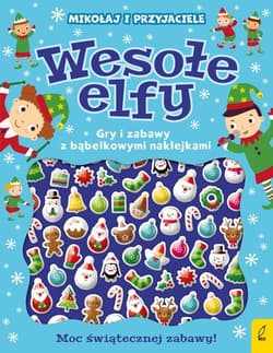 Wypukłe naklejki Wesołe elfy - Opracowanie Zbiorowe