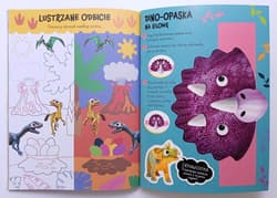 Galeria - zdjęcie nr. 2 - Wypukłe naklejki z ruchomymi oczkami. Dinozaury