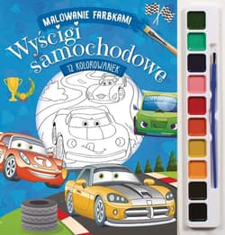 Wyścigi samochodowe. Malowanie farbkami - Izabella Sieńko-Holewa