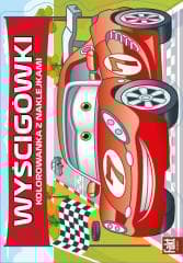 Wyścigówki. Kolorowanka z naklejkami - Praca zbiorowa