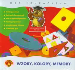 Wzory kolory memory gra edukacyjna