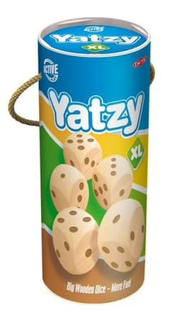 XL Yatzy Gra plenerowa w kości drewniane XXL