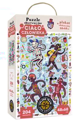 Xplore Team Puzzle obserwacyjne Ciało człowieka