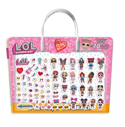 Z głową w chmurach L.O.L. Surprise! Kocham naklejać - Opracowanie Zbiorowe