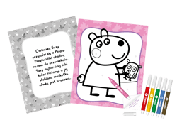 Galeria - zdjęcie nr. 2 - Zabawa kolorami. Świnka Peppa. Ulubione kolorowanki