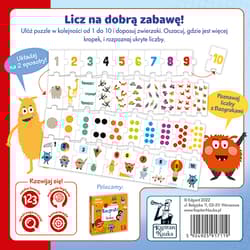 Galeria - zdjęcie nr. 2 - Zabawa w liczenie Układanka edukacyjna (3-6 lat) Kapitan Nauka