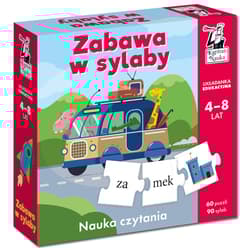 Zabawa w sylaby. Układanka edukacyjna (4-8 lat). Kapitan Nauka - Krzysztof Stręcioch