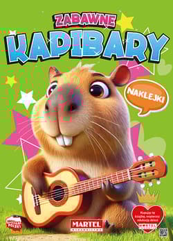 Zabawne kapibary. Kolorowanka z naklejkami - Katarzyna Salamon