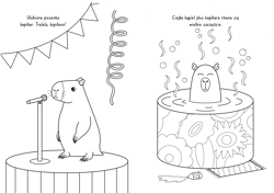 Galeria - zdjęcie nr. 3 - Zabawne kapibary. Koloruj i rysuj