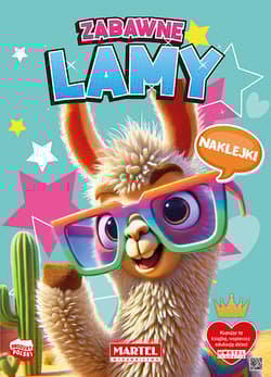 Zabawne lamy. Kolorowanka z naklejkami - Katarzyna Salamon