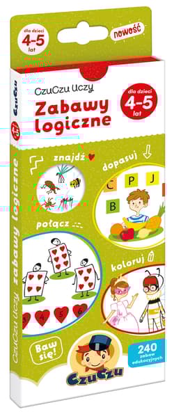Zabawy logiczne 4-5 lat CzuCzu