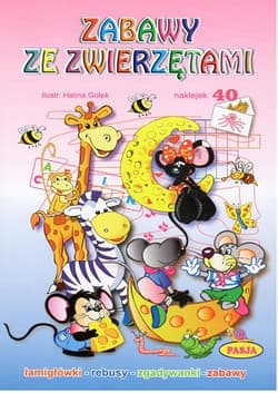 Zabawy ze zwierzętami z naklejkami - Praca zbiorowa