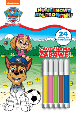 Zaczynamy zabawę! Numerkowe kolorowanki. Psi Patrol - Opracowanie Zbiorowe