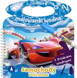 Zadanka & malowanki wodne Samochody wyścigowe - Wioleta Żyłowska