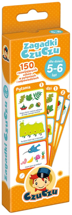 Zagadki CzuCzu dla dzieci od 5-6 lat