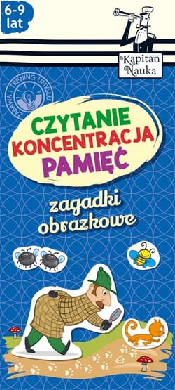 Zagadki obrazkowe Czytanie Koncentracja Pamięć 6-9 lat