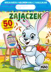Zajączek. Wielkanocna kolorowanka z naklejkami - Artur Rajch