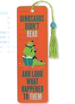 Zakładka do książki Dinozaury nie czytały