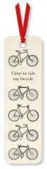 Zakładka do książki I Love to Ride My Bicycle