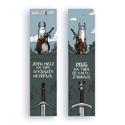 Zakładka kartonowa - Dwa miecze