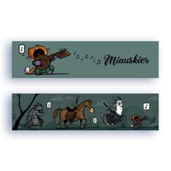 Zakładka kartonowa - Miauskier