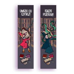 Zakładka kartonowa - Uważaj co czytasz!