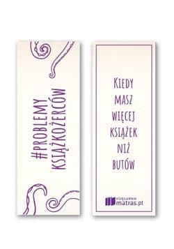 Zakładka Książkożercy Biała