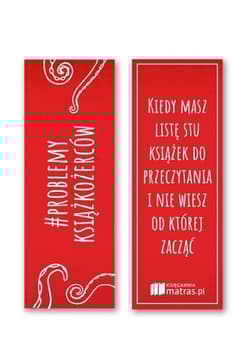 Zakładka Książkożercy Czerwona