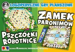 Zamek Paronimów Pszczółki Robotnice Logopedyczne gry planszowe