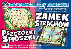 Zamek Strachów Pszczółki Śpioszki Logopedyczne gry planszowe
