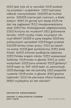 Zapiski z niełatwych czasów - Krzysztof Orzechowski